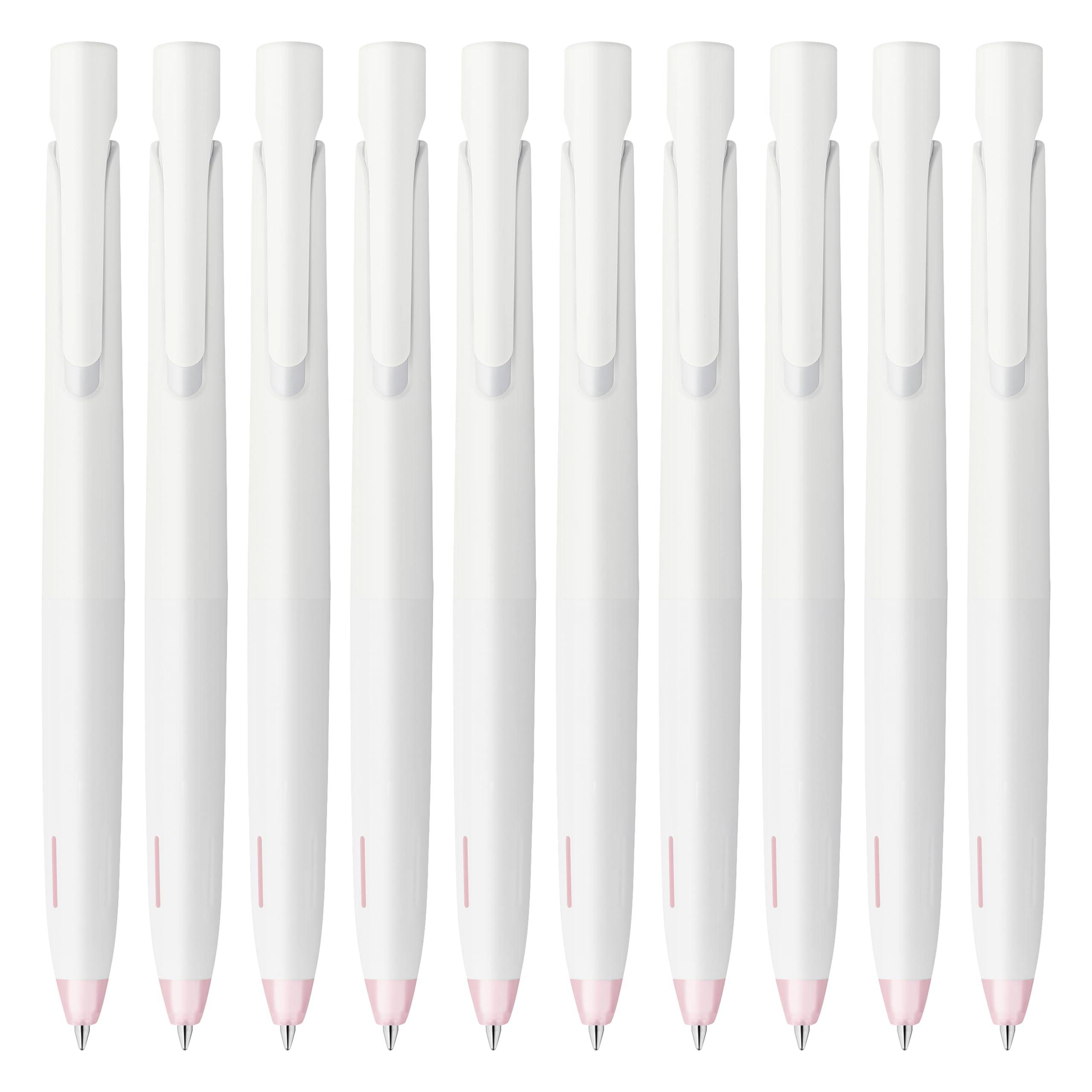 Zebra Blen Ballpoint Cat Hair White 10 0.5mm Oil-Based Pen, Color, Barrel, Pens, B-BAS88-NK-W vit