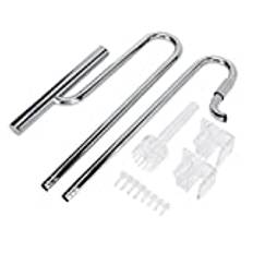 Aquarium Protein Skimmer Pipe, rostfritt stål Aquarium Filters Fish Tank Filter Separator Aquarium Oil-film Skimmer Filter Pipe[16MM]Tillbehör för vattenpump