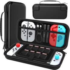 HEYSTOP OLED model Switch OLED protective 8 game card EVA fully convenient to large storage Day present [Switch case/Switch compatible] case, case,
