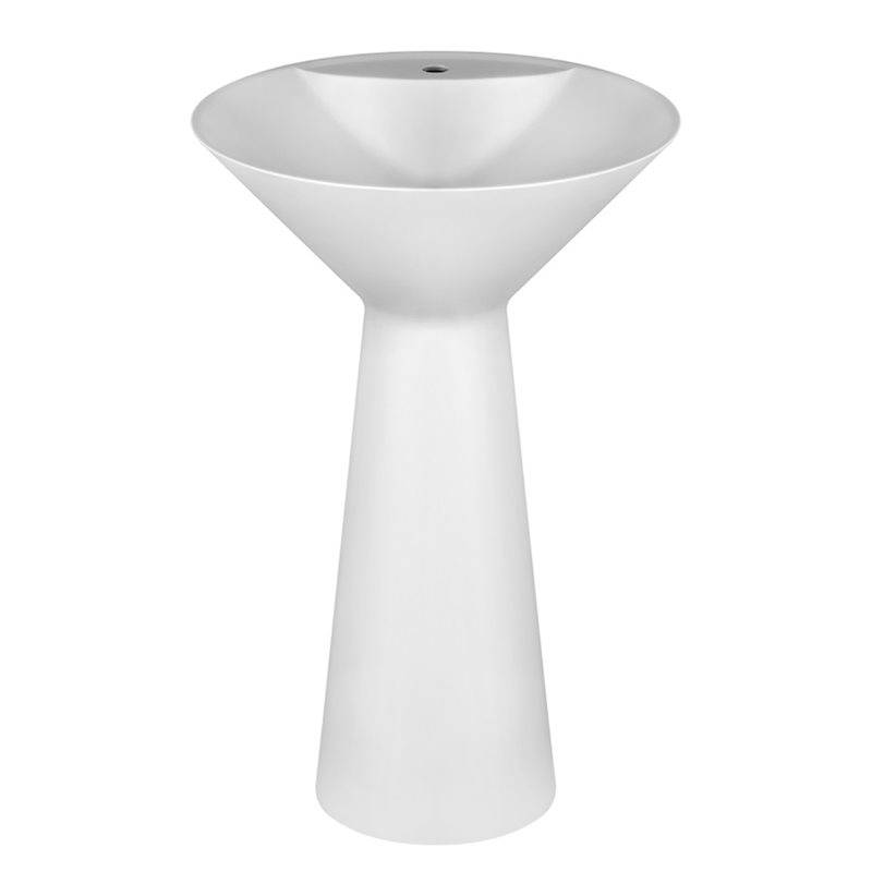 Tvättställ Gessi Cono 45907 Cristalplant Vit