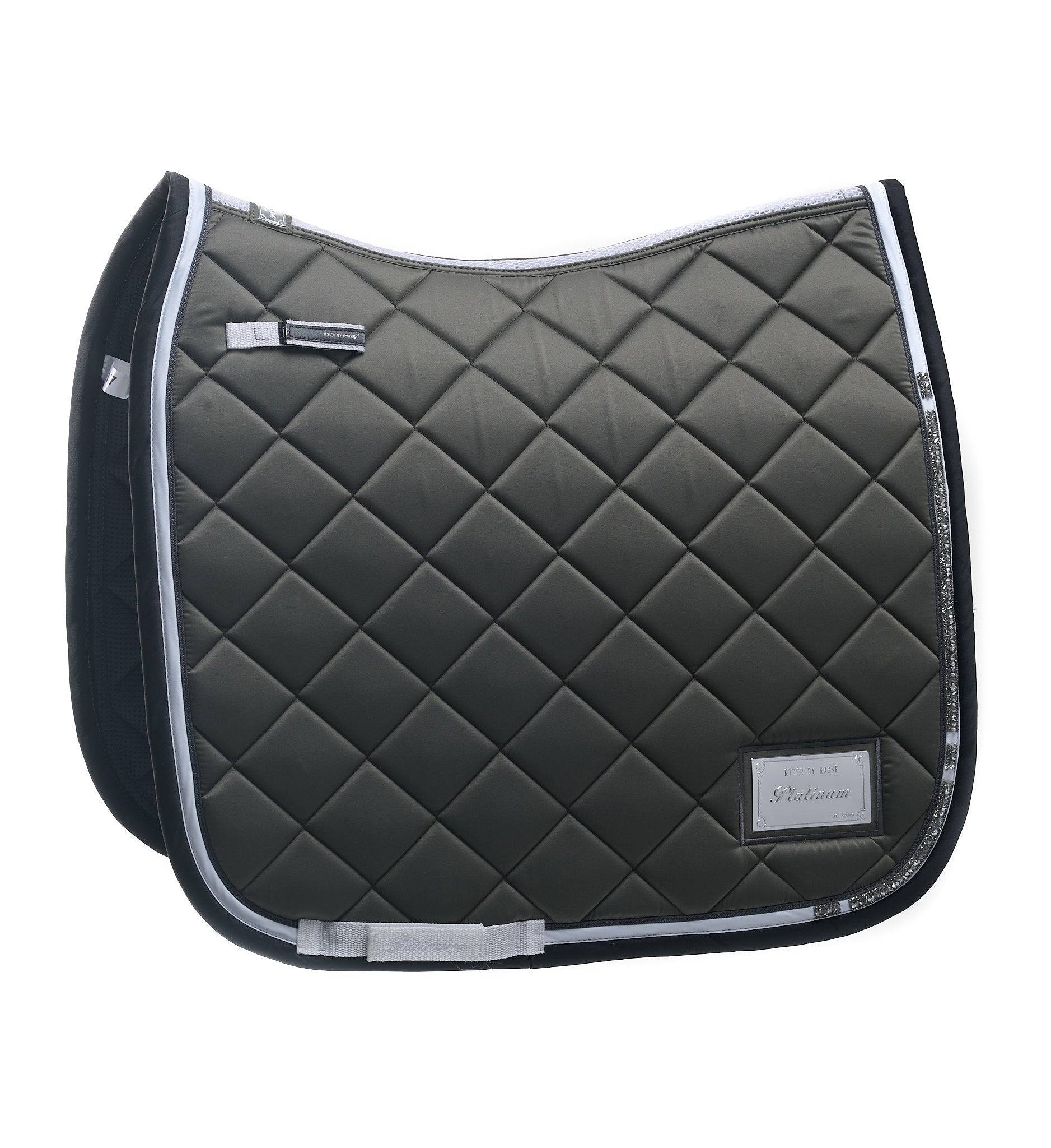 Dressurunderlag – Fine Grey | Platinum - Fine Grey / 17" dressur
