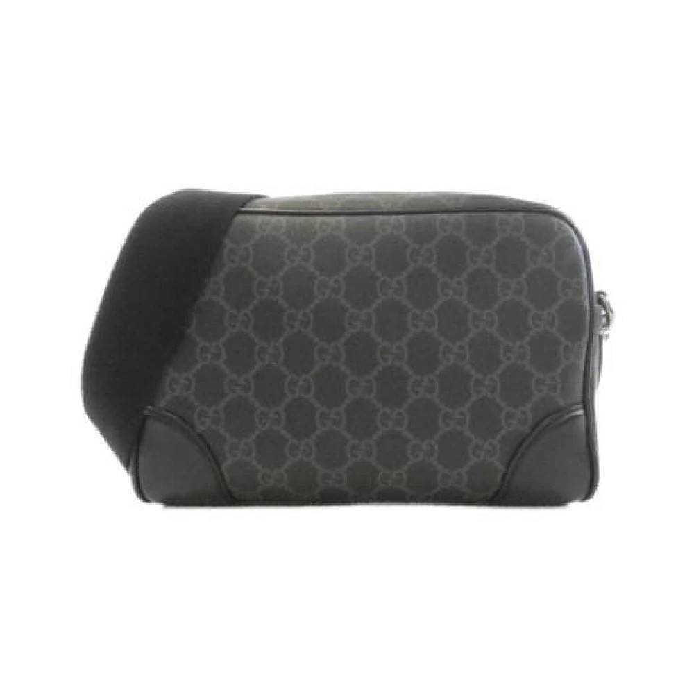 Gucci Vintage Pre-owned Vintage Skuldertaske - Vintage - Dame - Sort - ONE SIZE - Uld