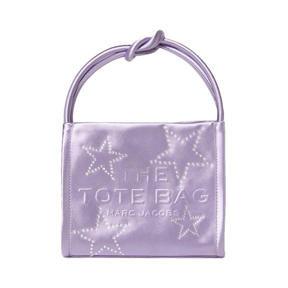 Marc Jacobs Lilla Mini Tote med Stjernemotiv - Tasker - Dame - Lilla - ONE SIZE - Bomuld