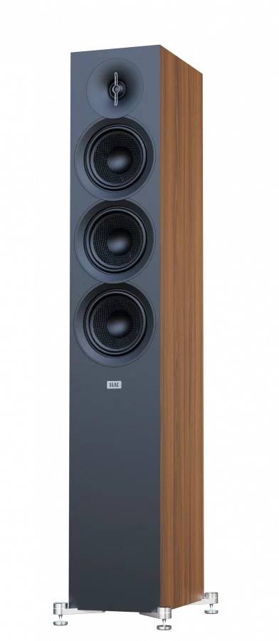 Elac Debut 3.0 F5.3 - Valnöt satinsvart frontbaffel Valnöt/Satinsvart frontbaffel