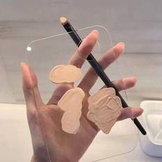 1 st Acrylic Makeup Foundation Concealer Primer Färgblandningspalett, lätt att använda och rengöra, Essential Makeup Tool - Multifärgad