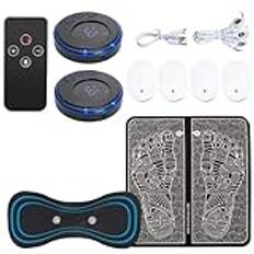 Correa Elektrisk Fotmassagerdyna Elektrostimulator Massagematta EMS Muscle Massager Relax Fotmassage Fitness Masajeador USB