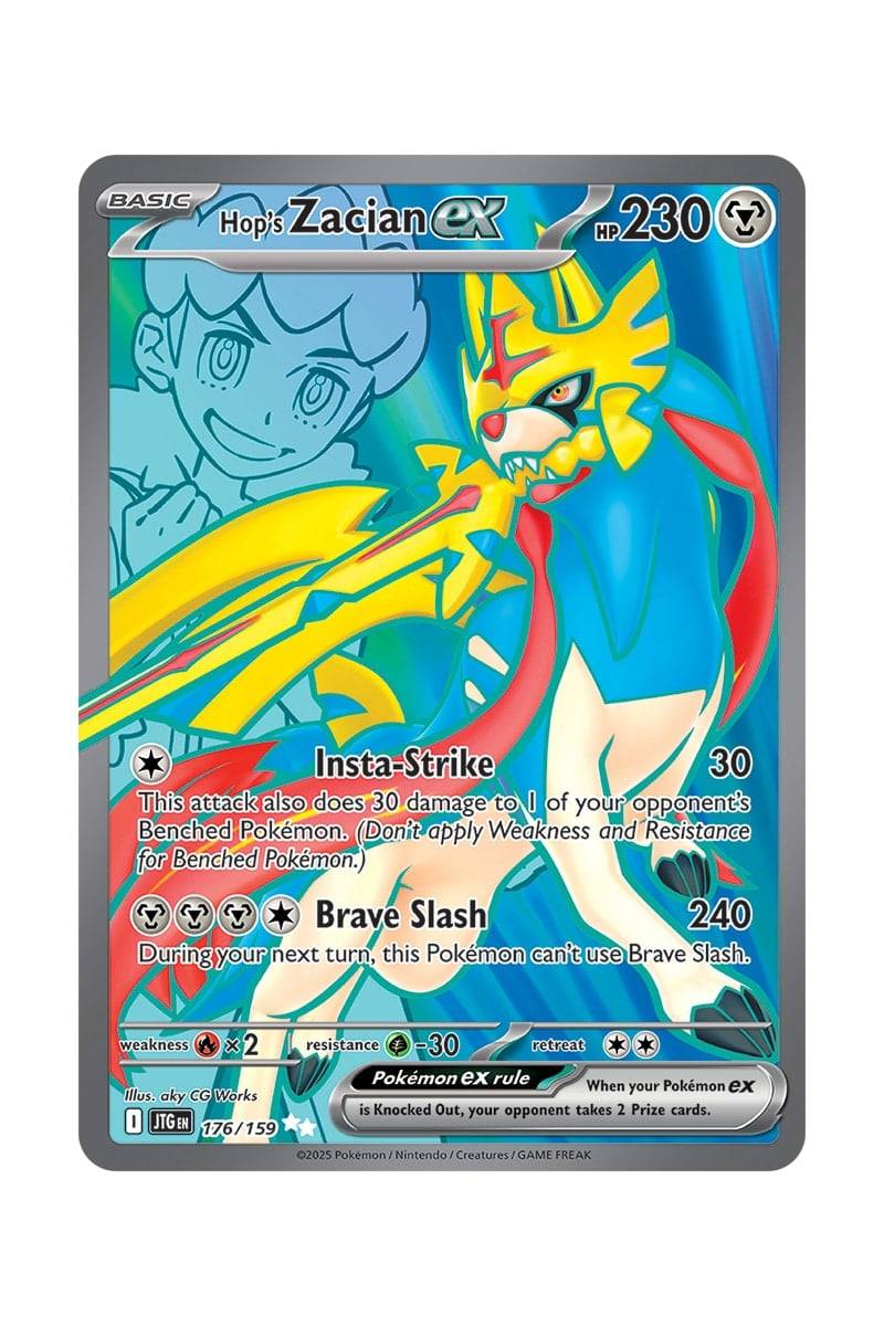 Pokémon Hop's Zacian ex 176/159 - Pokemon kort - EX kort - Pocket Monster.