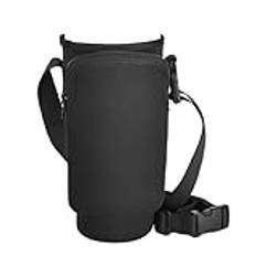 Water Bottle Sling, Shockproof Bottle Carrier, Adjustable Strap Water Bottle Bag, Portable Bottle Holder With Phone Pocket, Multifunctional Travel Bottle Sling, Easy Carriage For Camping, Hiking