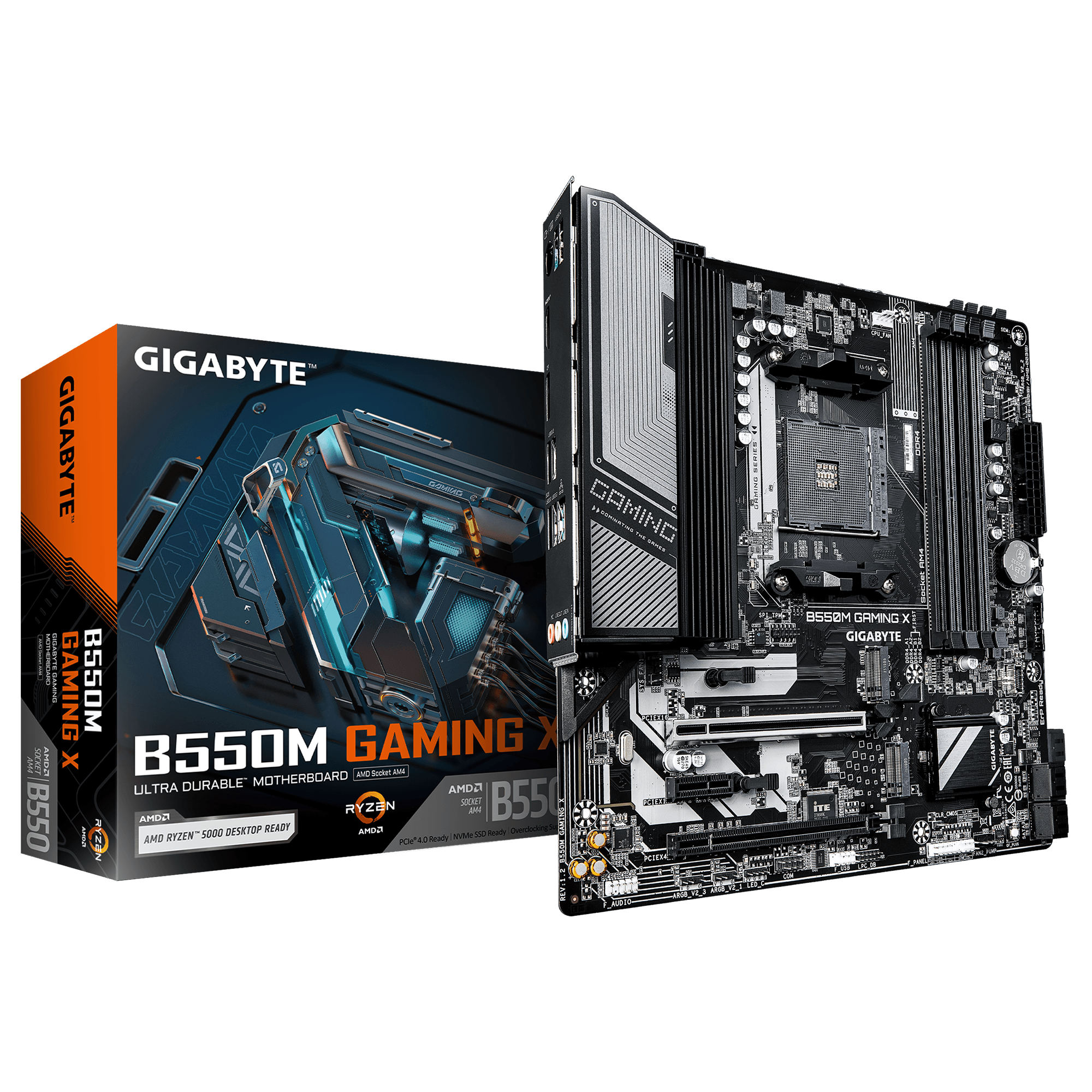 GIGABYTE B550M GAMING X bundkort AMD B550 Stik AM4 micro ATX --> På fjernlager, levevering hos dig 17-10-2026