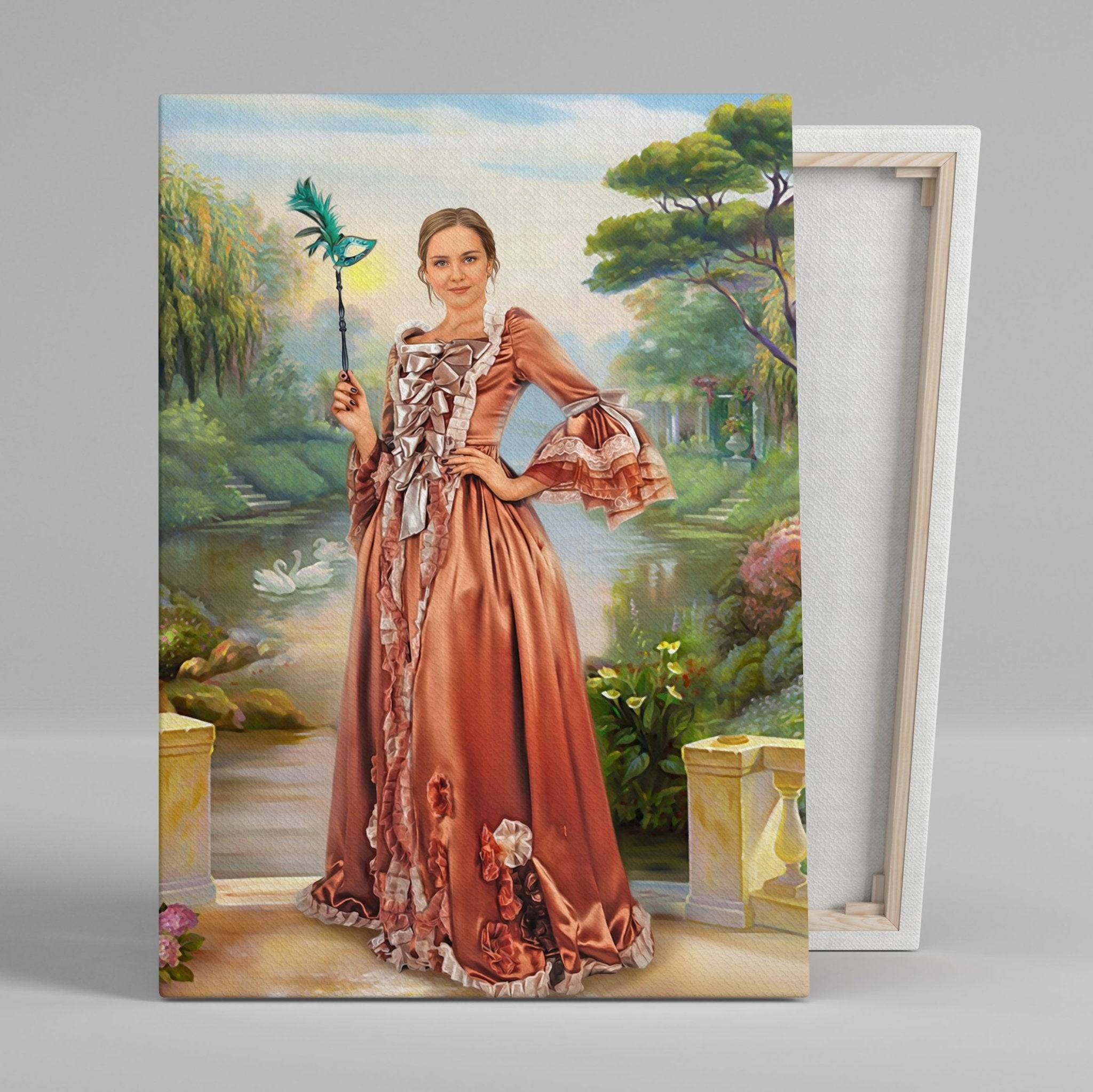 Magnificent Princess - Personlig Tavla - Monterad Canvastavla / 40x50