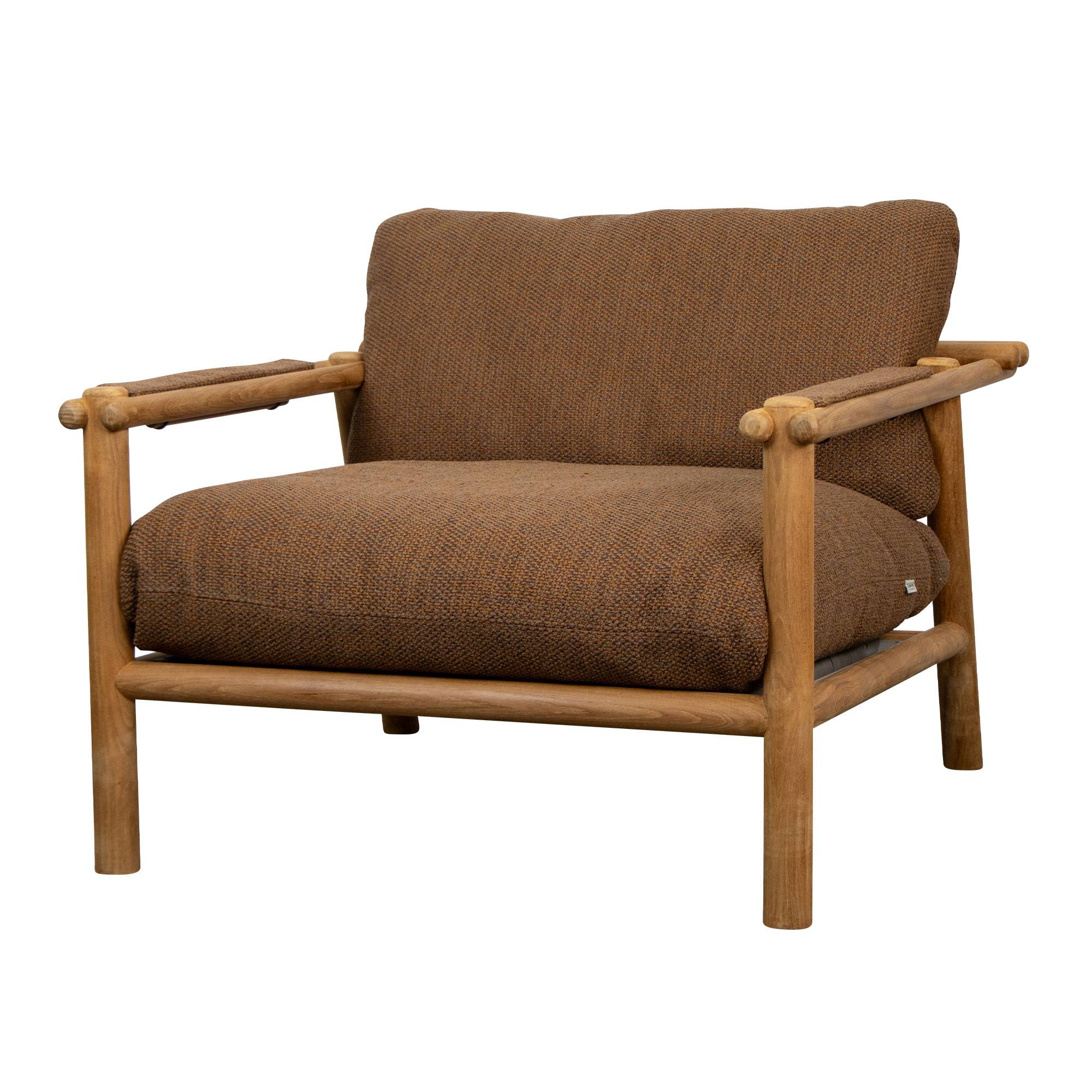 Sticks Loungestol Teak/Umber brown, Cane-line Rise