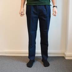 Jeans med resår i midjan - Blå