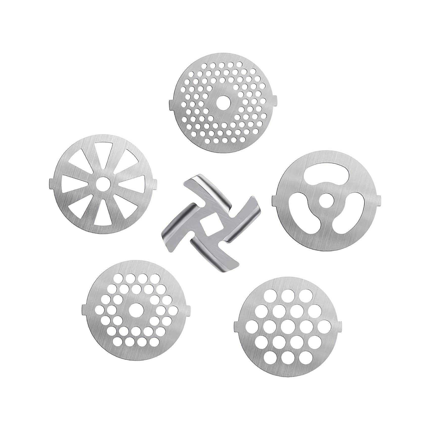 TEMU Meat Grinder Meat Grinder, Meat Grinder Parts , Stainless Steel Food Grinder Accessories, Meat Grinder Attachment For Size 5 Stand Mixer And Meat Grinder Accessories