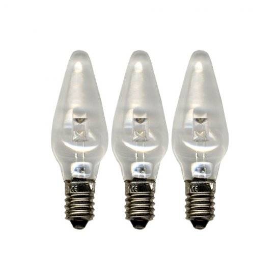 LED Reservlampor lyx 3-pack 0,2W E10