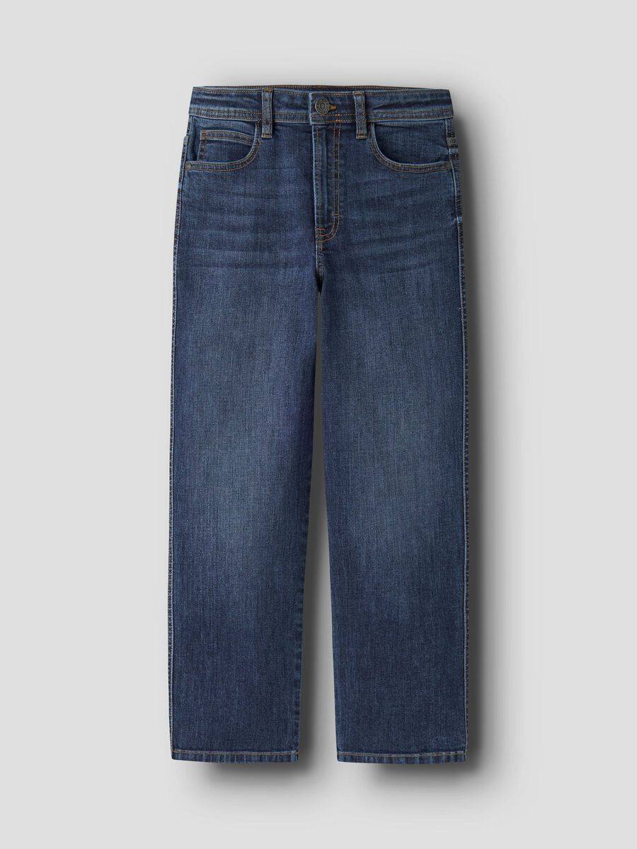Lös Passform Jeans - Blå - 158