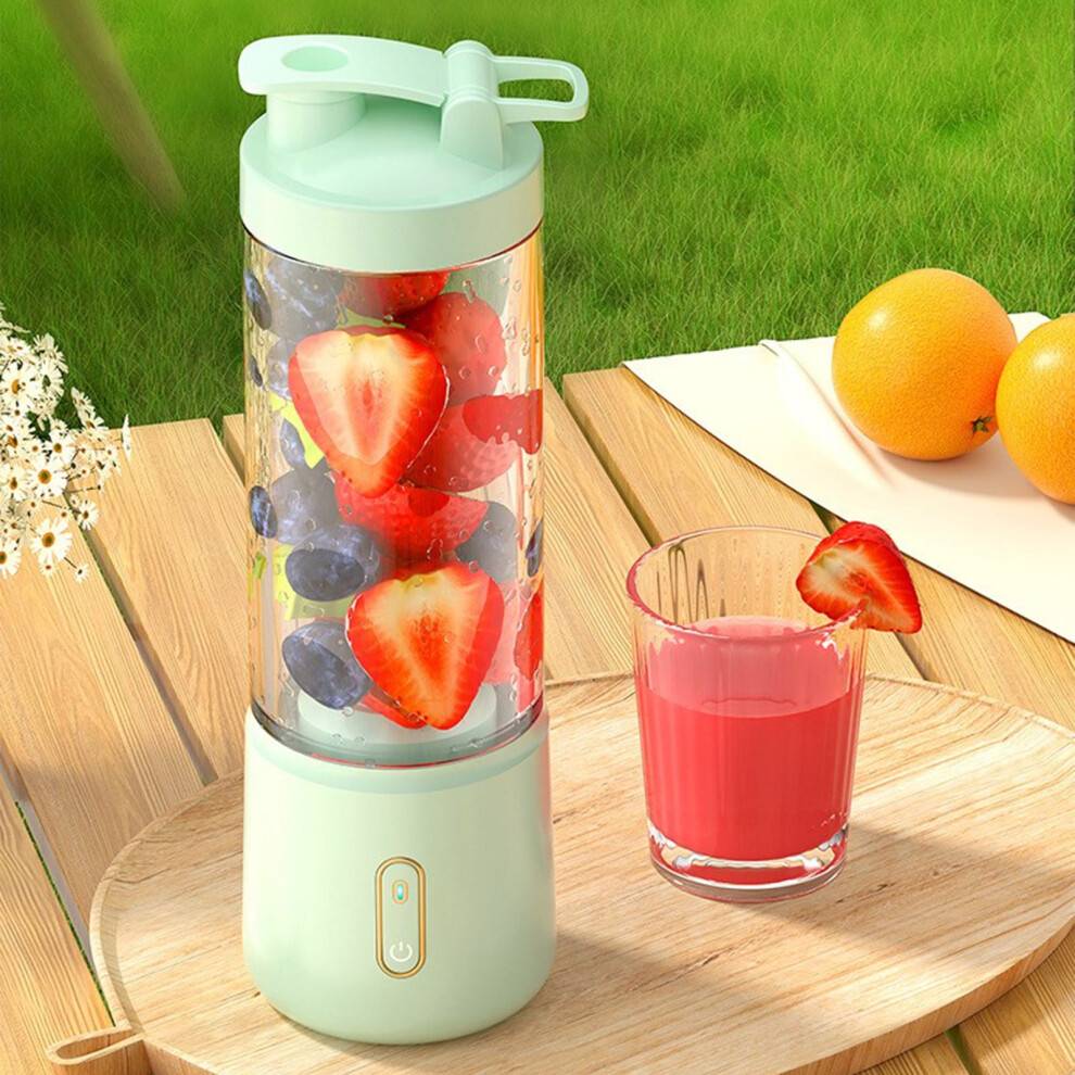 Bærbar USB-genopladelig blender med 6 blade