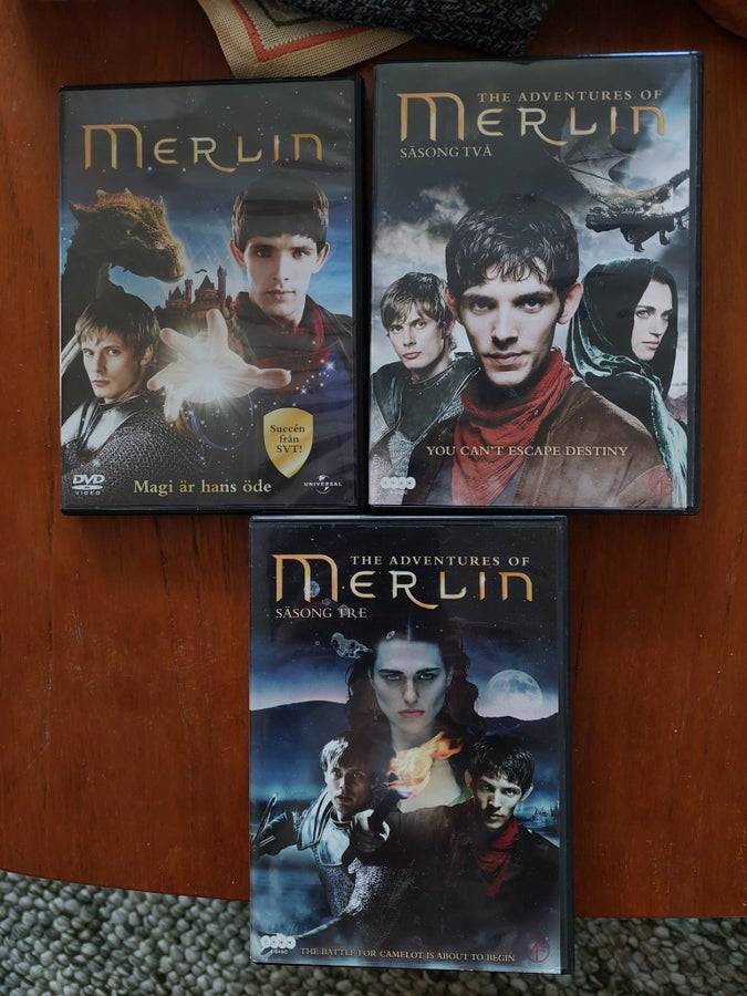 Merlin säsong 1-3 dvd