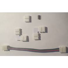 Samlinger til LED-lyskæder LED 5050 RGB Strip Light Connector 4-pin Strip til Strip jumper (10 mm)