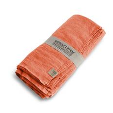 Lovely Dug Peach - Lovely Linen - 100x100