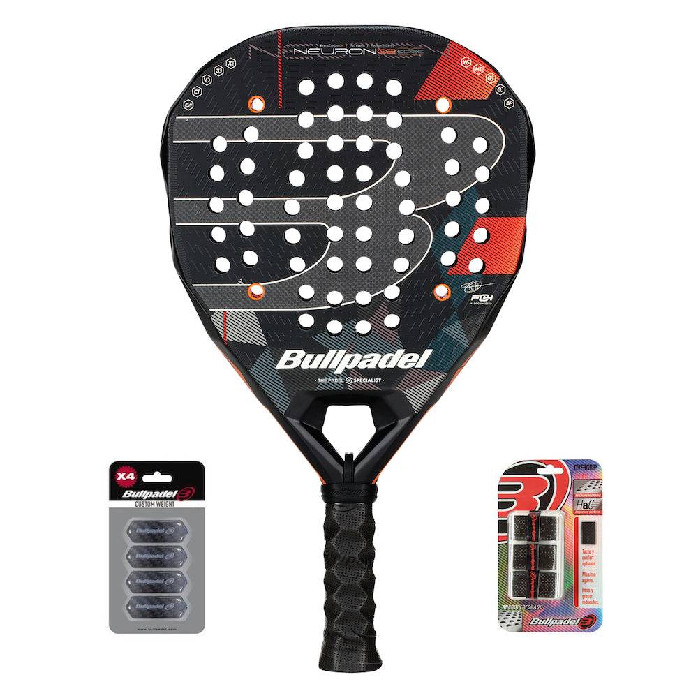 Bullpadel Neuron 02 Edge 2026 + Protector Weight + Overgrip
