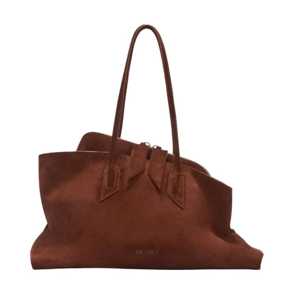The Attico La Passeggiata Medium Top Handle - Tasker - Dame - Brun - ONE SIZE - Uld