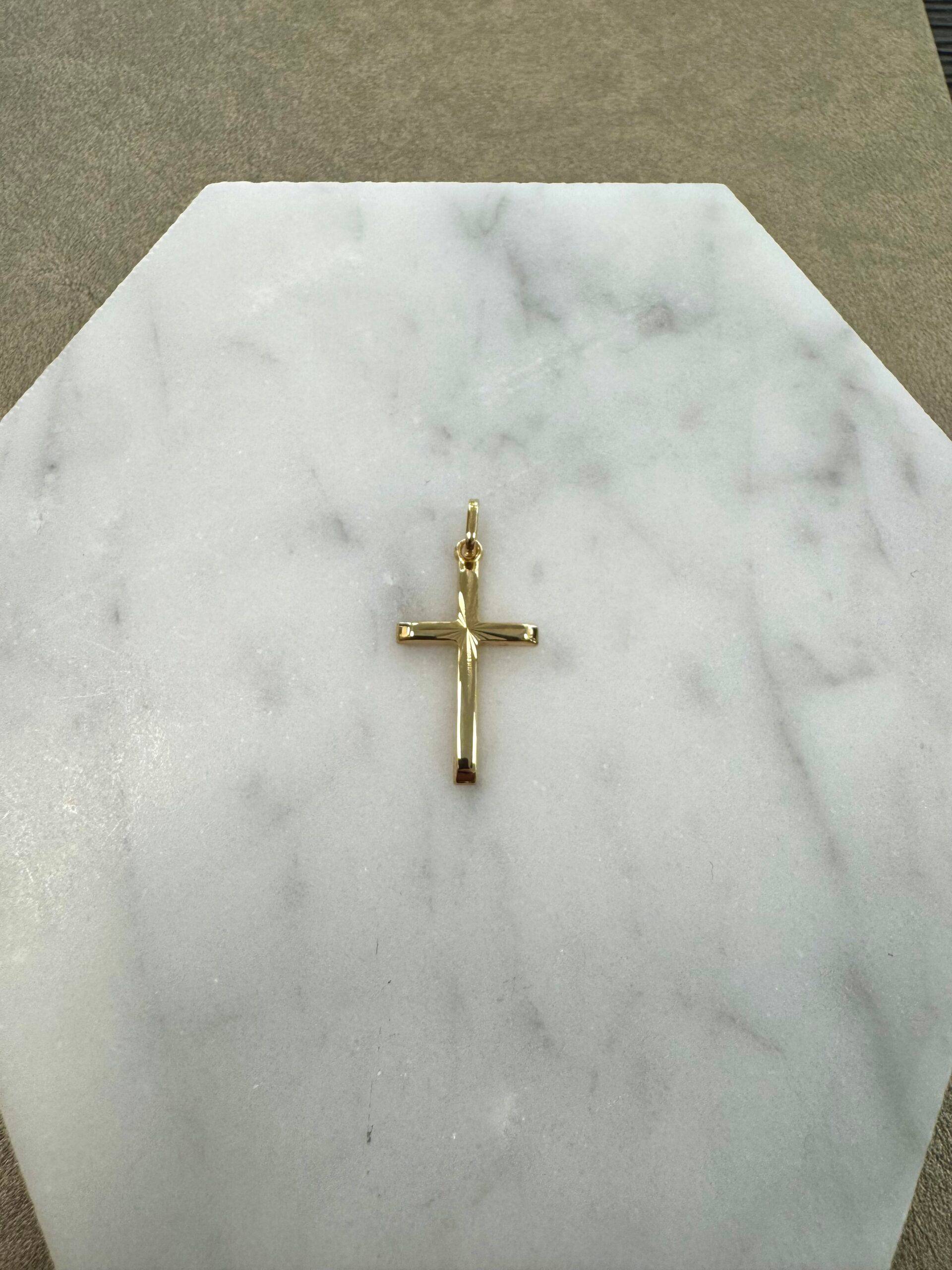 18K Guld Kors - KH013G