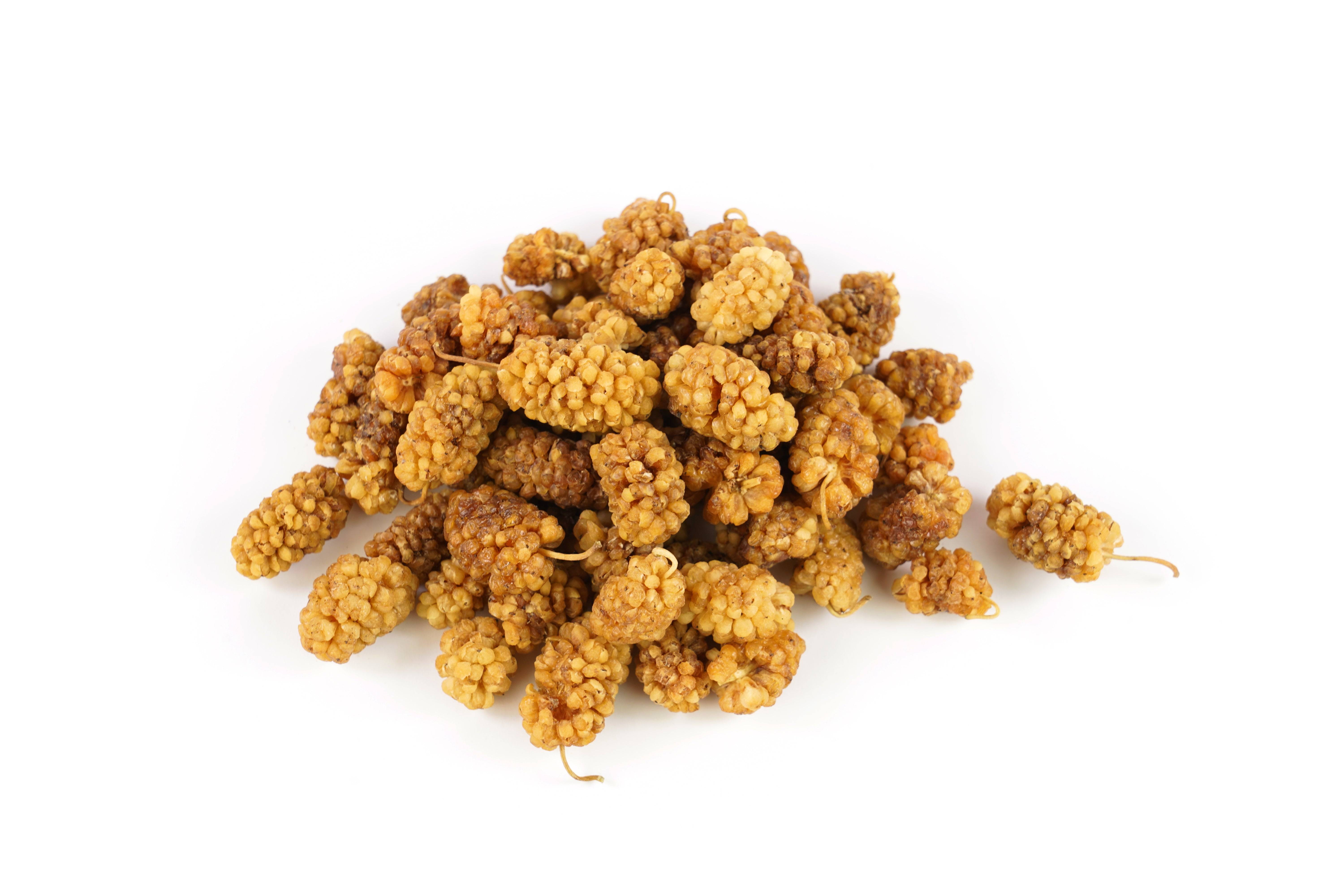 Morbær, hvide, tørret, 1 kg, økologiske