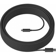 Logitech Strong USB-A - USB-C 3.1 Gen2 -kabel, 10 m
