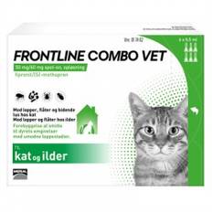 Frontline Combo (Lopper/Flåter/Lus) Kat (6×0,50ml)