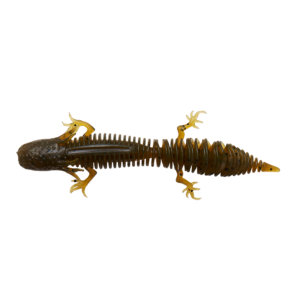 Savage Gear Ned Salamander Gummidyr - Green Pumpkin.