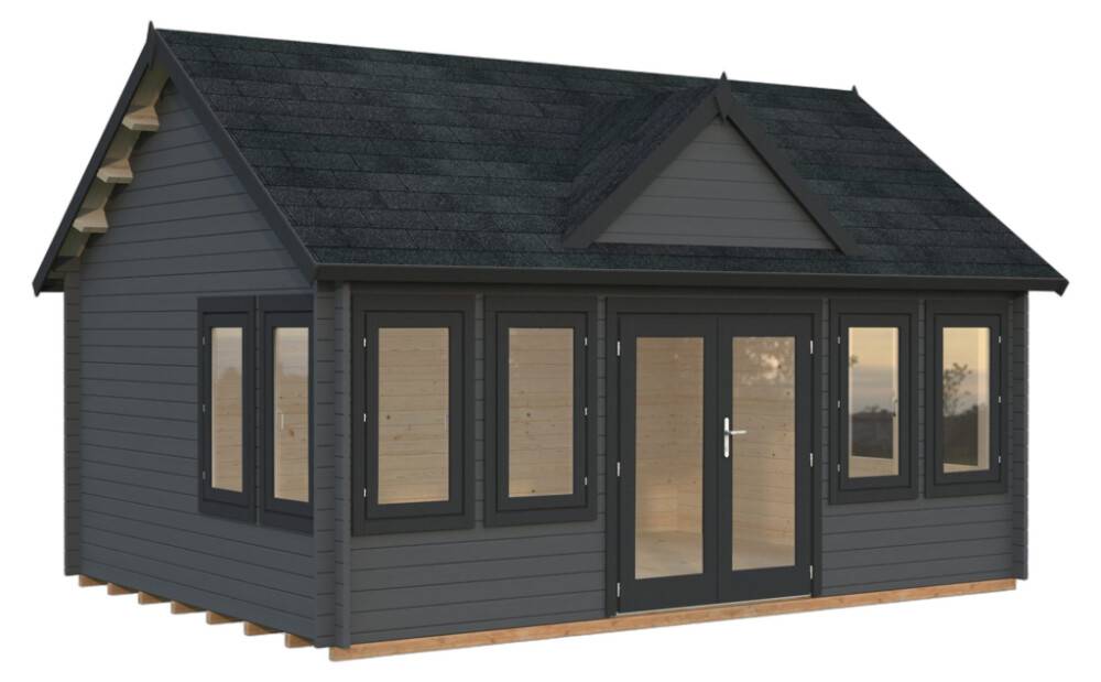 STUGA PALMAKO CLAUDIA 19,4M² BASALTGRÅ/ANTRACITGRÅ