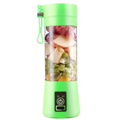 4 blad elektrisk fruktjuicer bärbar usb uppladdningsbar smoothie maker mixer maskin kök frukt extractor juice mixer