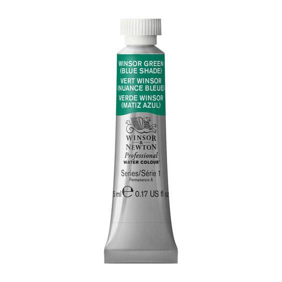 Winsor & Newton Professional akvarellfärg 5 ml Winsor Green (blue shade) 719 - Grön