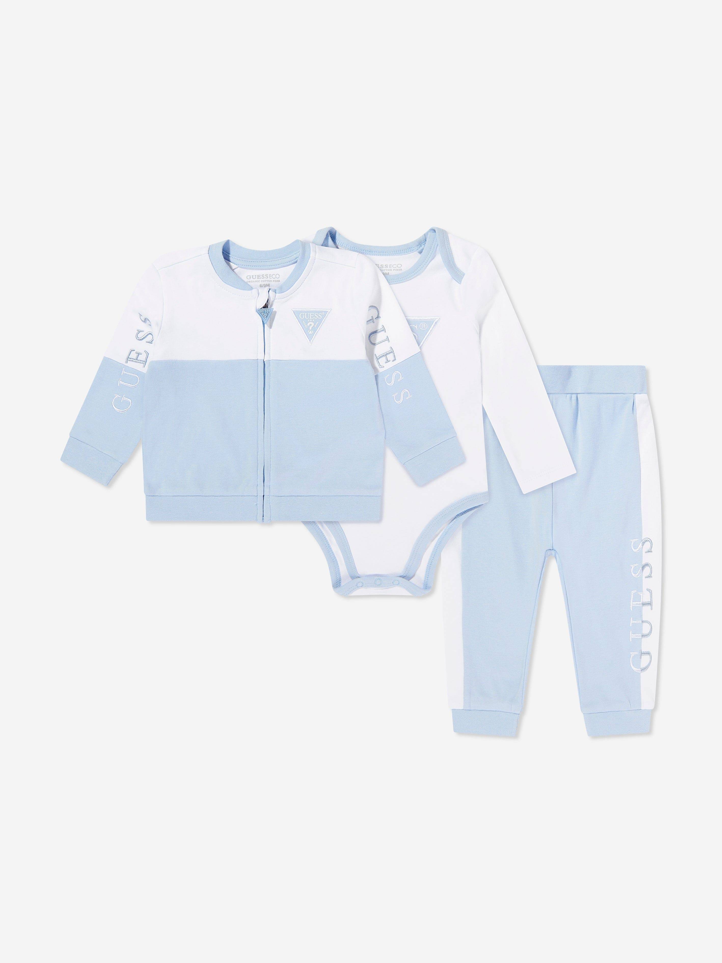 Guess Baby Boys Tracksuit Set in Blue - Blue / 6 - 9 Mths (6 - 9 Mths)