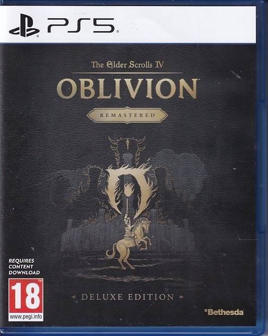 The Elder Scrolls IV Oblivion Remastered Deluxe Edition - PS5 (A-Grade) (Genbrug).