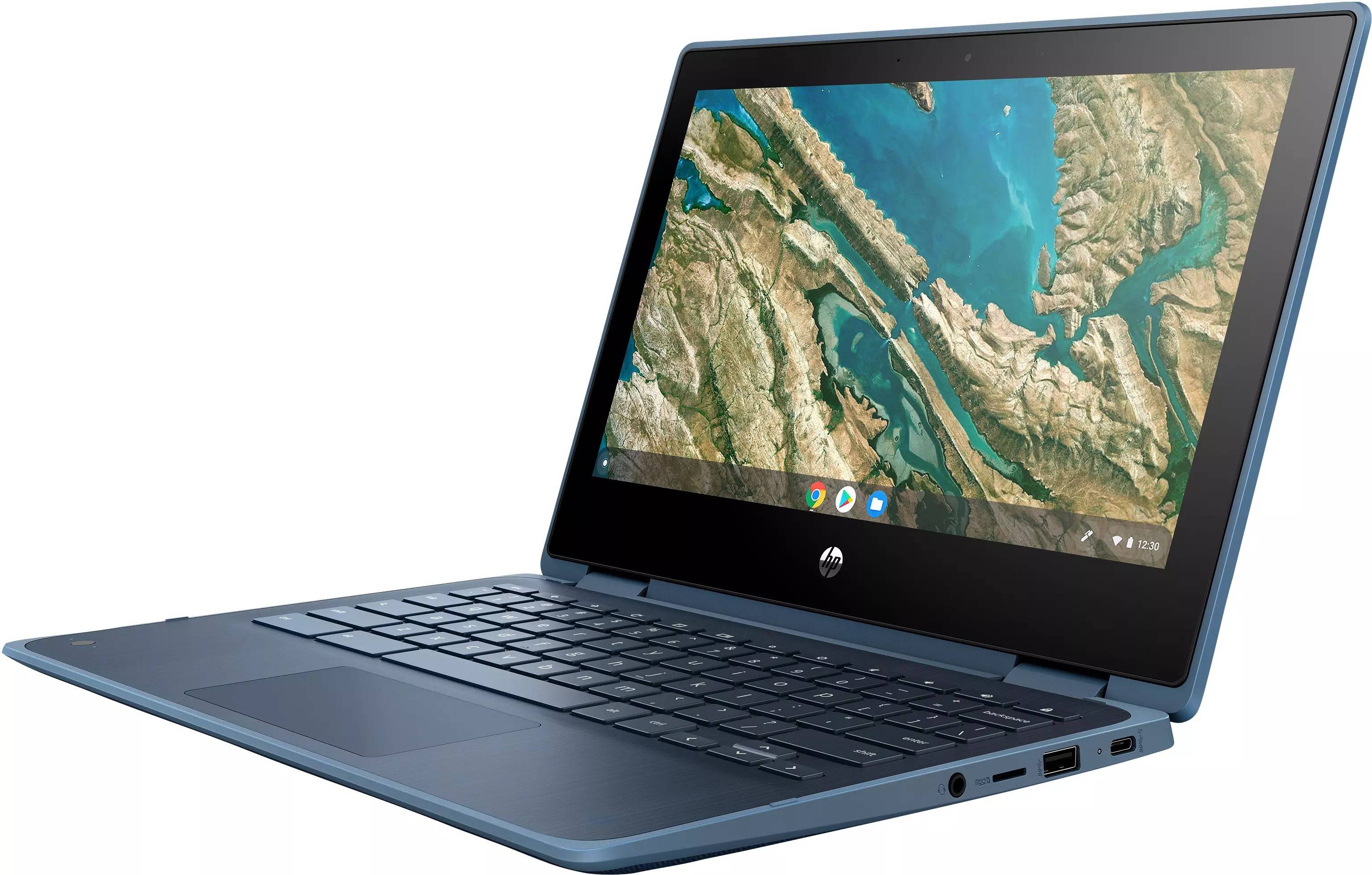 HP Chromebook x360 11 G3 EE 11.6" Touch 4GB 32GB Blå (beg med liten repa skärm) |Som ny|