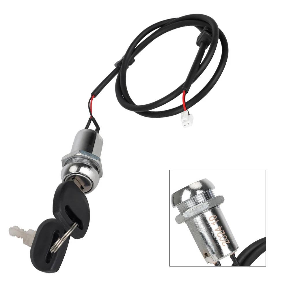 2-Key Waterproof Electric Lock - For -Kukirin G4 Electric Scooter (Lock Core Accessory) Sturdy Locking Mechanism