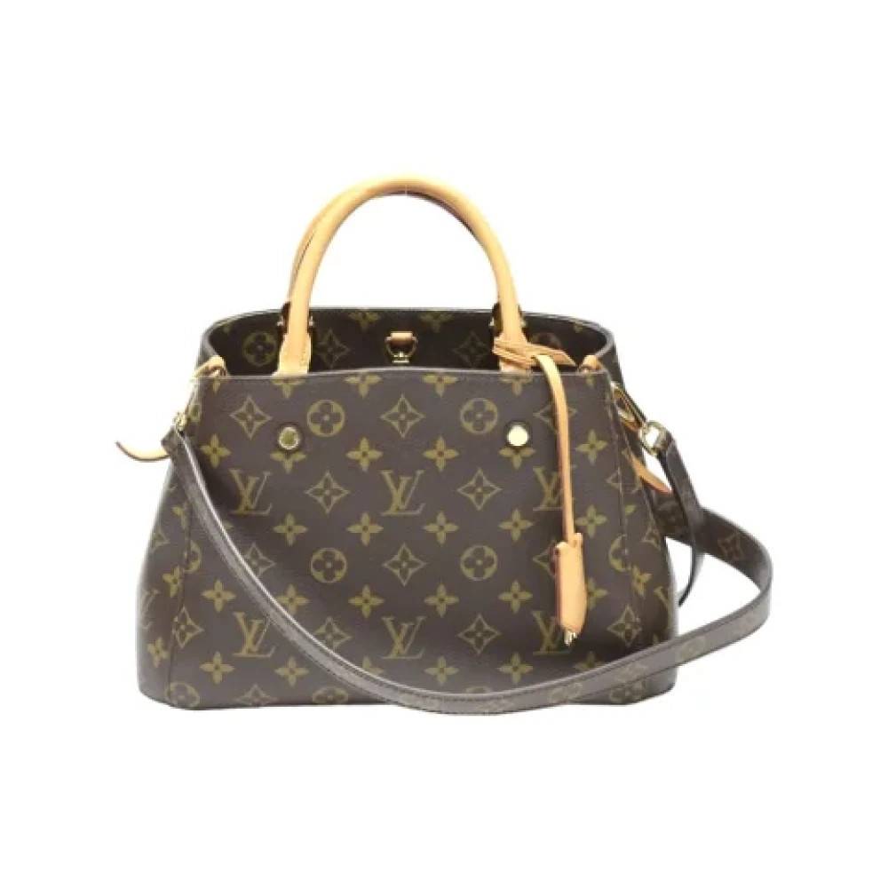 Louis Vuitton Vintage Pre-owned Canvas skuldertasker - Vintage - Dame - Brun - ONE SIZE - Uld