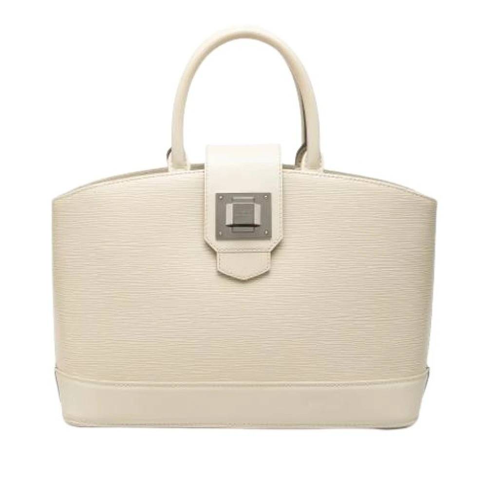 Louis Vuitton Vintage Pre-owned Laeder louis-vuitton-tasker - Vintage - Dame - Hvid - ONE SIZE -