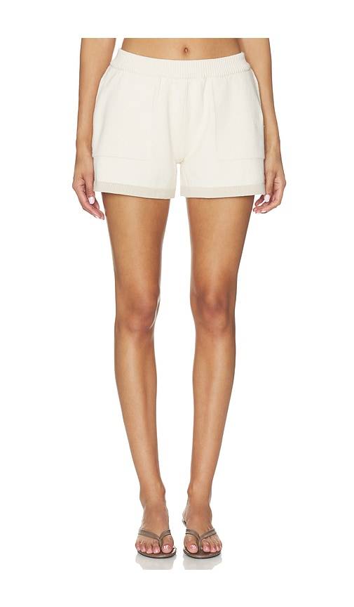 L'Academie KONTRAST STRICKSHORTS DAE in Ivory. Größe XL. Also in L, M, S, XS, XXS.