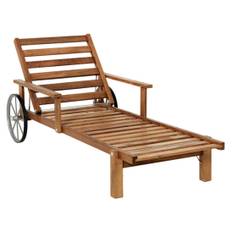 Liggvagn 31 teak - Träfärg