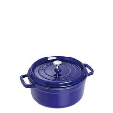 STAUB La Cocotte - Round Cast Iron, 3 Layer Enamel |Blå |5.2L