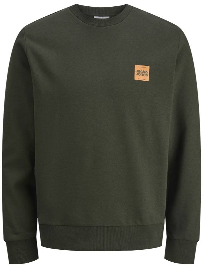 7XL - Collegetröja i stora storlekar - Jack & Jones Brandy Crew Neck Sweatshirt Duffel Bag