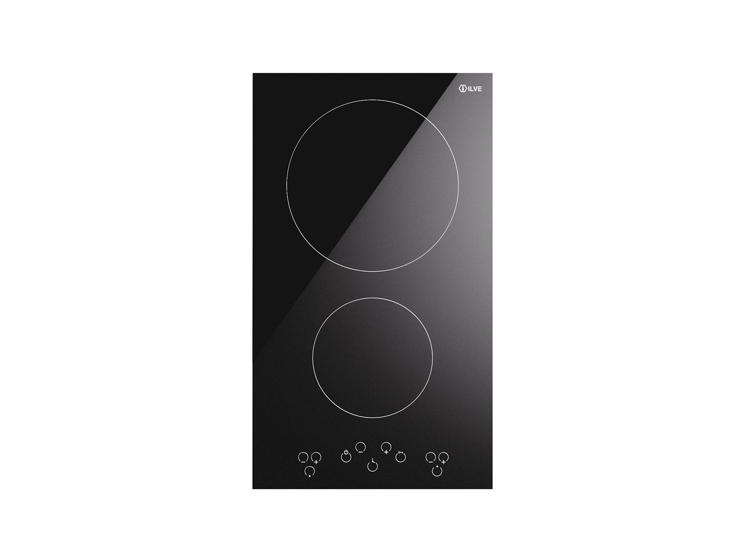 Ilve, Pro Line induktionshäll 40 cm, 3 zoner, touch