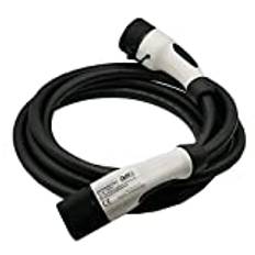 DuW Ladekabel Typ 2 | 22kW 3-phasig 32A | 5 Meter | Ladekabel für Elektrofahrzeuge und Plugin-Hybride | EV PHEV Elektroauto