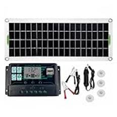 150W Solpanel 12Vsolar Cell 60A Controller Solplatta Kit för telefon RV Caravan Hem Camping Utomhusbatteri