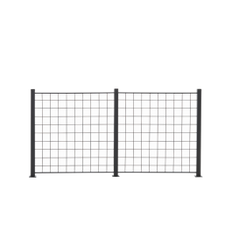 Espalier set Antracitgrå 100x100x108 cm HORTUS