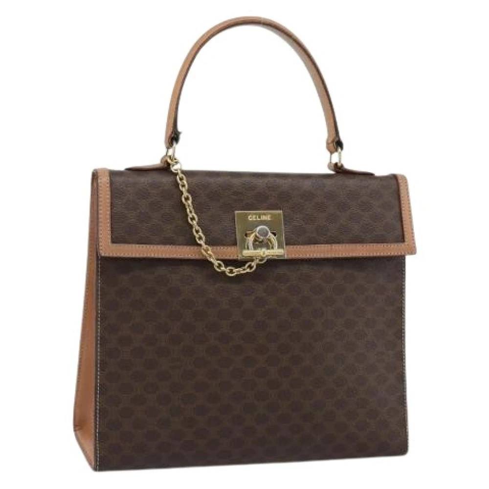 Celine Vintage Pre-owned Vintage Håndtaske - Vintage - Dame - Brun - ONE SIZE - Uld