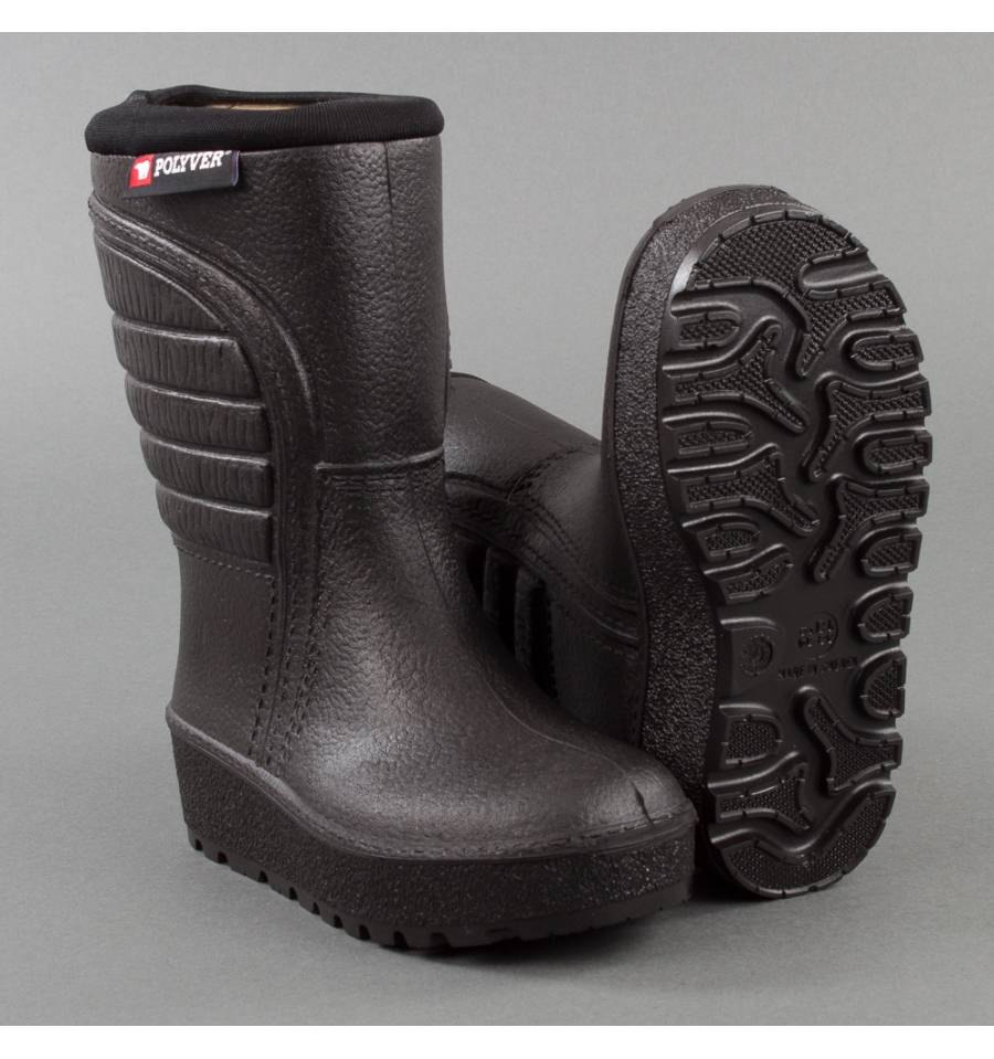 KIDS POLYVER BOOTS SVART