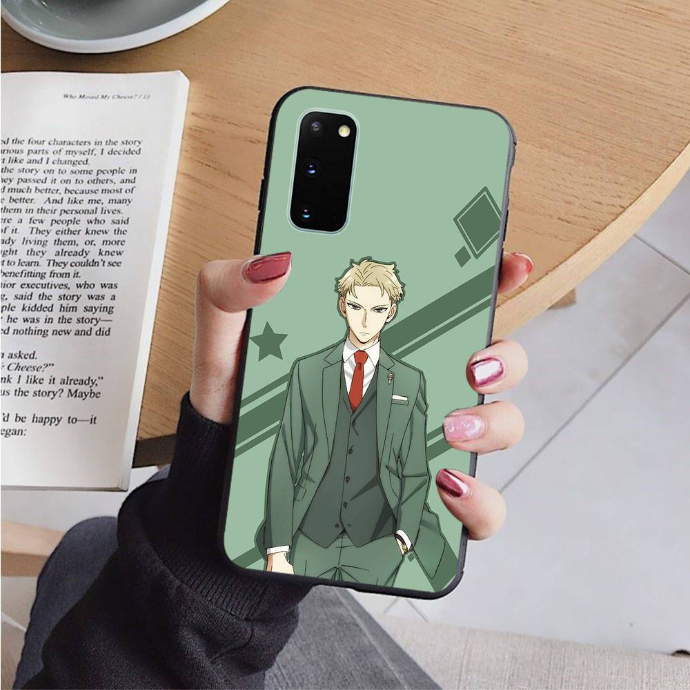 AD81 SPY×FAMILY Black Case for OPPO Reno 8 6 5 4 Pro Find X3 A17 A31 A38 A40 A53 A54 A55 A74 A76 A78 A77 A80 A94 A95 A96 Pro Sofe Cover OPPO A3S hjort
